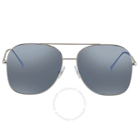 Fendi Dark Grey Gradient Square Sunglasses FF 0378/G/S 